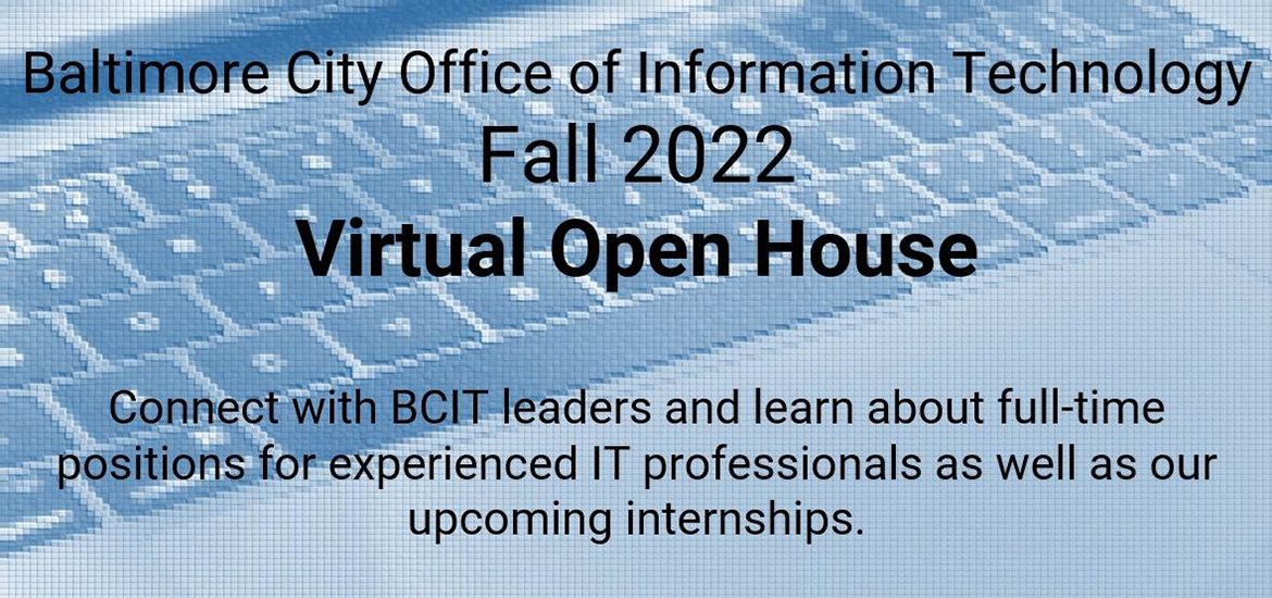 BCIT Fall 2022 Virtual Open House: Connect with BCIT leaders and learn about full-time positions for experienced IT professionals as well as our upcoming internships